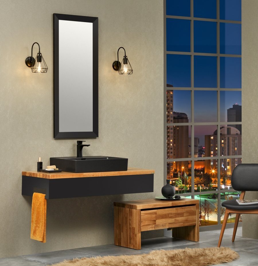 Zero Black Vanity Set from ORKA's Gold collection