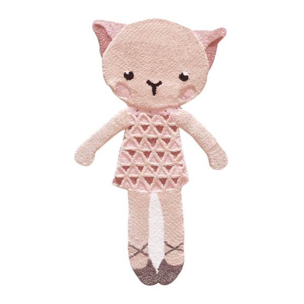 Pinky Cat Rug, from Royal Hali's Rugs