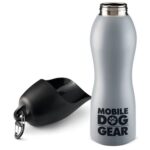 MDG 25 Oz Water Bottle Black and Gray 03