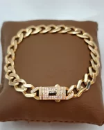 18K Gold Monaco Bracelet Chain 7
